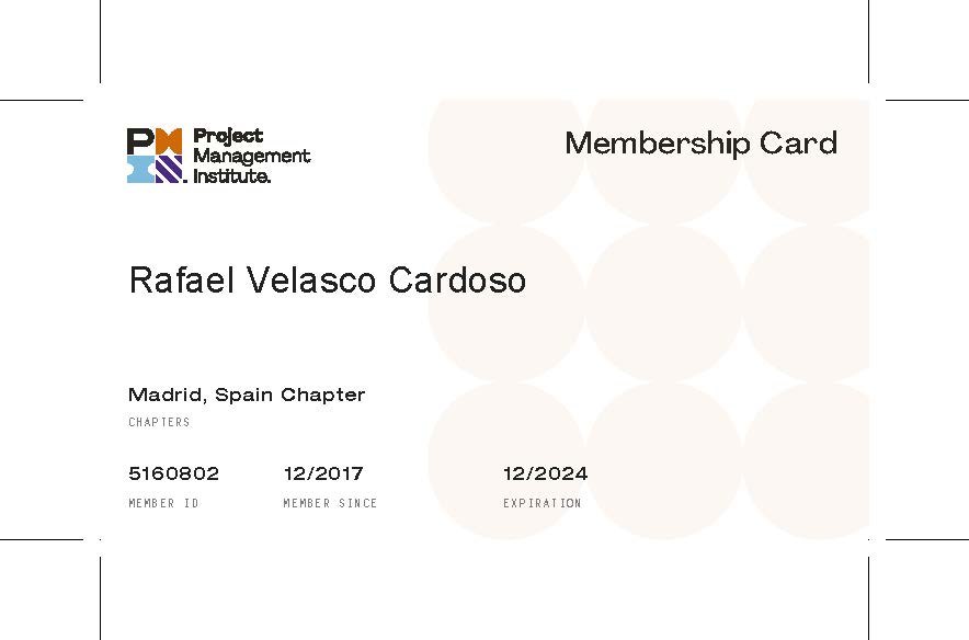 PMI Member Card